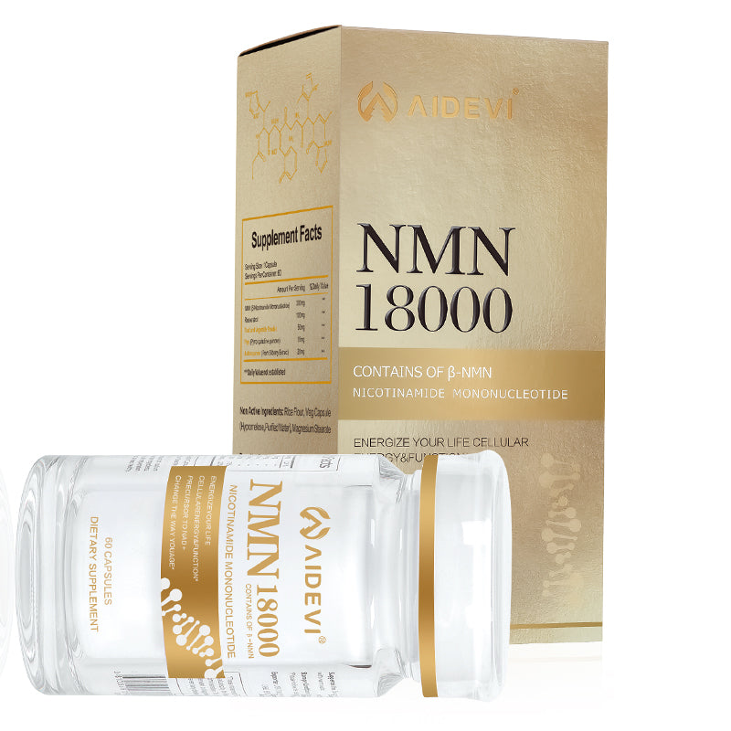 AIDEVI NMN18000 NMN Supplements Antiaging Longevity Resveratrol PQQ NAD+ Supplement